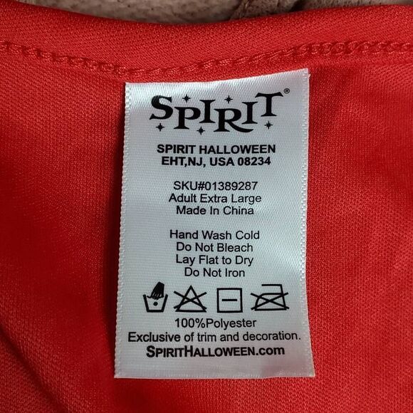 Spirit Halloween XL Red Stars Top - Picture 3 of 3
